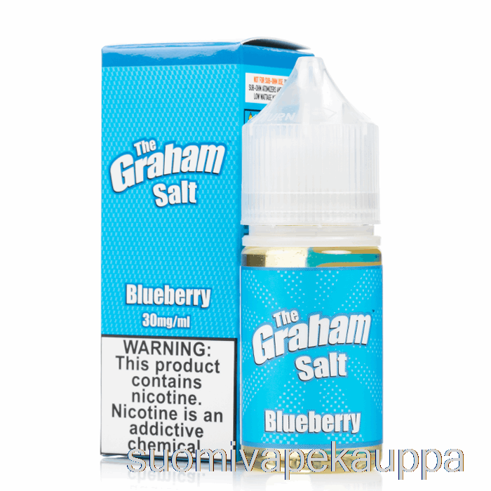 Vape Suomi Mustikka Suola - The Graham - Mamasan E-neste - 30ml 30mg